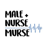 Custom Men's Medical T-Shirt Male Nurse Murse