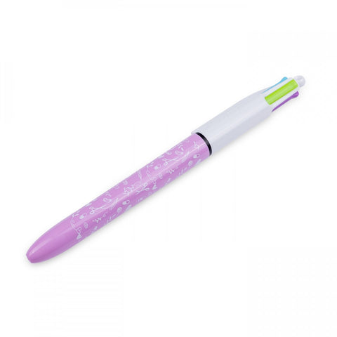 4 Color Ballpoint BIC Pen Lavender