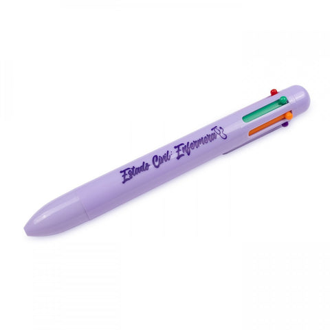 6 Colours Pen with Nursing Spanish Phrase Lavender