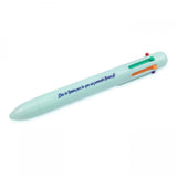 6 Colours Pen with Nursing Spanish Phrase Aqua