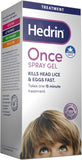 Hedrin Once Spray Gel 100ml