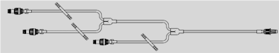 ONE-LINK Non-DEHP Bonded Triple Lumen Standard Bore Extension Set 7N8333K