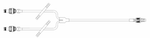 ONE-LINK Non-DEHP Y-Type Standard Bore Catheter Extension Set 7N8376K