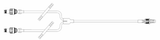 ONE-LINK Non-DEHP Bonded Double Lumen Standard Bore Extension Set 7N8376K
