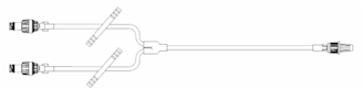 ONE-LINK Non-DEHP Bonded Double Lumen Standard Bore Extension Set 7N8376K