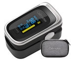 Fingertip Pulse Oximeter with Case JZ-131R Blue Black