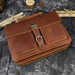 Doctors Bag Genuine Leather Laptop Bag Briefcase