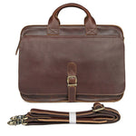 Handmade Pure Leather Men Doctors Briefcase Business Bag