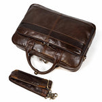 Doctors Bag Genuine Leather Laptop Bag Briefcase