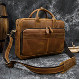 Doctors Bag Genuine Leather Laptop Bag Briefcase