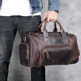 Designer Doctors Bag Business Travel Bag Genuine Leather Shoe Duffle Bag