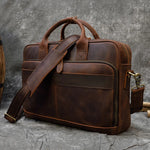 Doctors Bag Genuine Leather Laptop Bag Briefcase