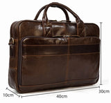 Doctors Bag Genuine Leather Laptop Bag Briefcase