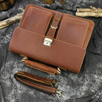 Doctors Bag Genuine Leather Laptop Bag Briefcase