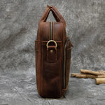 Doctors Bag Genuine Leather Laptop Bag Briefcase