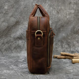 Doctors Bag Genuine Leather Laptop Bag Briefcase