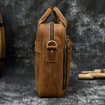 Doctors Bag Genuine Leather Laptop Bag Briefcase