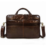 Doctors Bag Genuine Leather Laptop Bag Briefcase