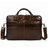 Doctors Bag Genuine Leather Laptop Bag Briefcase