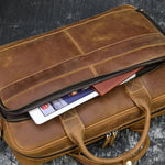 Doctors Bag Genuine Leather Laptop Bag Briefcase