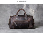 Designer Doctors Bag Business Travel Bag Genuine Leather Shoe Duffle Bag