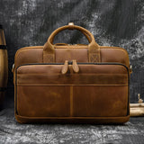 Doctors Bag Genuine Leather Laptop Bag Briefcase