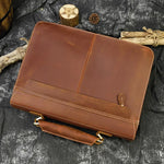 Doctors Bag Genuine Leather Laptop Bag Briefcase