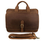 Handmade Pure Leather Men Doctors Briefcase Business Bag