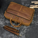 Doctors Bag Genuine Leather Laptop Bag Briefcase