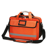 First Aid Medical Emergency Bag (Waterproof, Multi-pocket) Orange