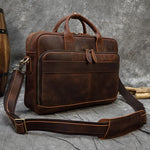 Doctors Bag Genuine Leather Laptop Bag Briefcase