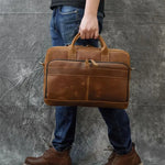 Doctors Bag Genuine Leather Laptop Bag Briefcase