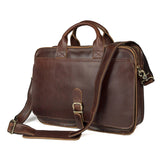 Handmade Pure Leather Men Doctors Briefcase Business Bag