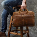 Doctors Bag Genuine Leather Laptop Bag Briefcase