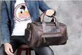 Designer Doctors Bag Business Travel Bag Genuine Leather Shoe Duffle Bag