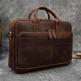 Doctors Bag Genuine Leather Laptop Bag Briefcase