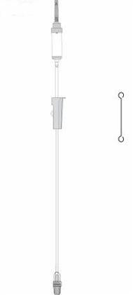 Secondary Solution Admin Set - Luer Connection with Line Label MMC5913D