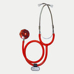 Ruby Dual Head Stethoscope Red