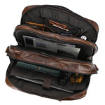 Big Briefcase Doctors Bag Business Office Bag Genuine Real Leather Laptop Briefcase