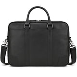 Luxury Doctors Briefcase Genuine Leather Shoulder Bag Crossbody Laptop Bag 14“