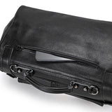 Doctors Bag Genuine Leather Travel Bag with Metal Buckle Anti-theft Designer Bag