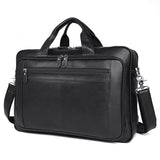 Big Briefcase Doctors Bag Business Office Bag Genuine Real Leather Laptop Briefcase