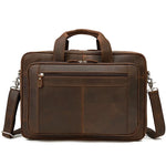 Big Briefcase Doctors Bag Business Office Bag Genuine Real Leather Laptop Briefcase