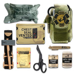 First Aid Kit (Tactical Bag, Outdoor, Military - Trauma Emergency IFAK Waist Bag)