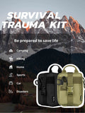 First Aid Kit (Hiking, Hunting, Camping - IFAK SOS Emergency Trauma Kit)