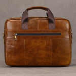 Doctors Briefcase Business and Office Laptop Bag Genuine Leather