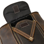 Large Doctors Bag Genuine Leather Luggage Wheels Duffle Bag Trolley Case Unisex