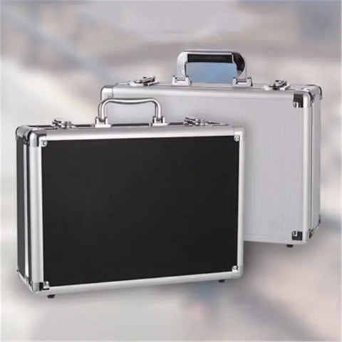 Medical Equipment Case Doctors Bag Portable Aluminium Tool Box with Lining Sponge