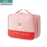 Multifunctional Medicine First Aid Emergency Bag Pink