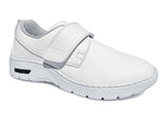 Anti-static Breathable Sneakers Work White Shoes with Velcro Strap